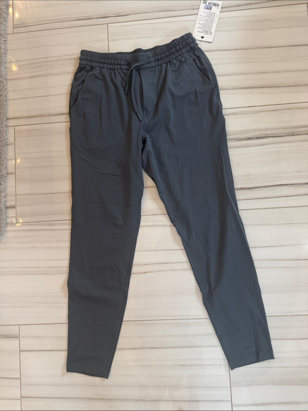 lululemon athletica Men's Slate Gray Drawstring Joggers